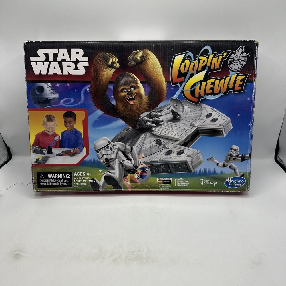 Star Wars Loopin Chewie Game Hasbro Gaming 2014 Millennium Falcon Works.